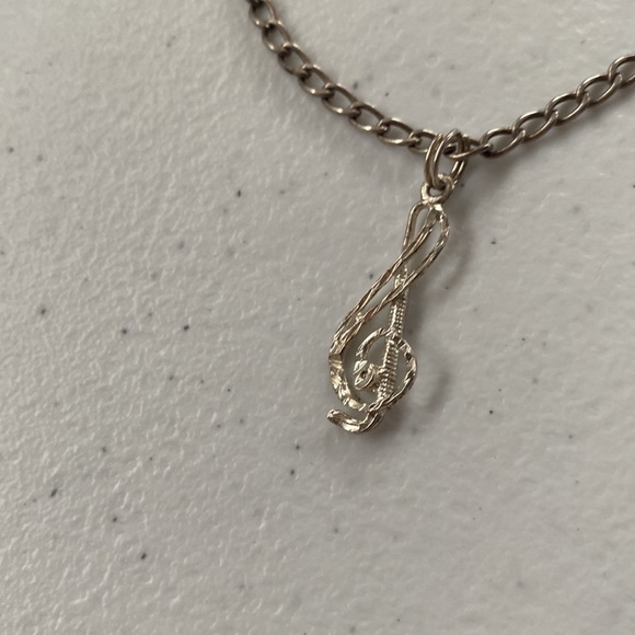 Sterling Silver Charm Bracelet With Three Charms Included - Picture 4 of 15